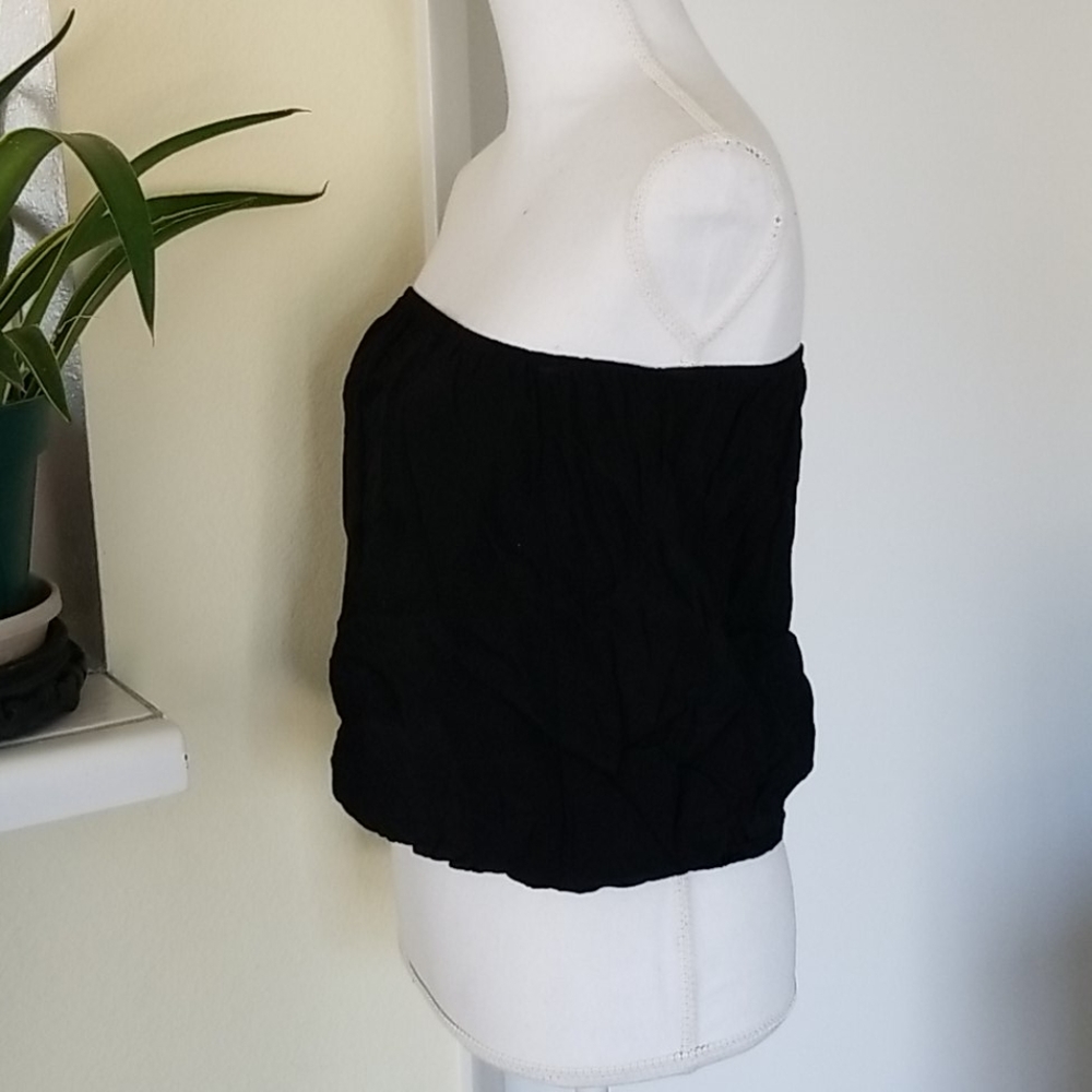 Honey Punch Black Tube Top - Picture 2 of 7